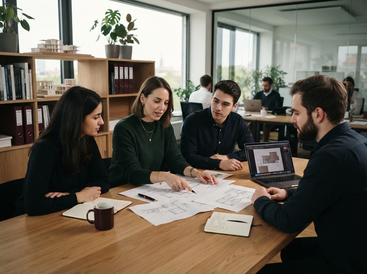 Renavel Team bei der Arbeit an datengestützten Investmentmodellen